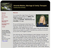 Tablet Screenshot of amandamedina.marriage-family.com